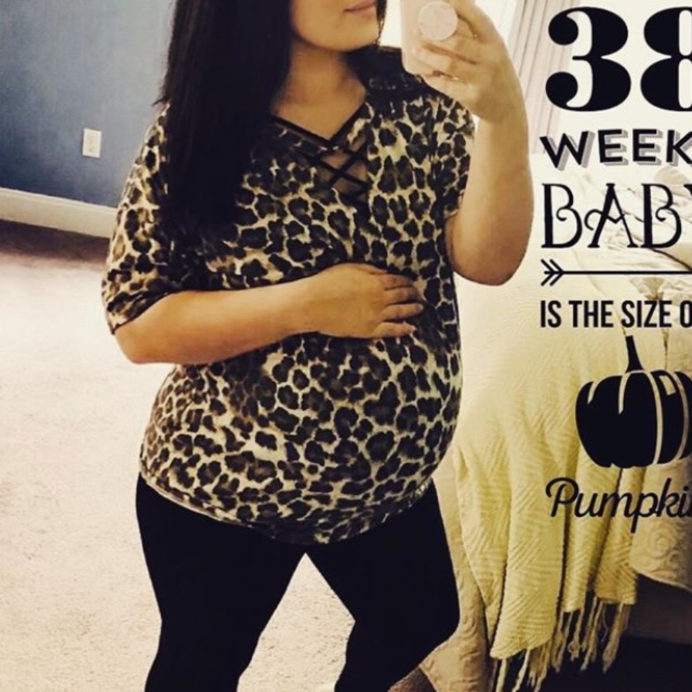 Pink Blush Maternity Tee